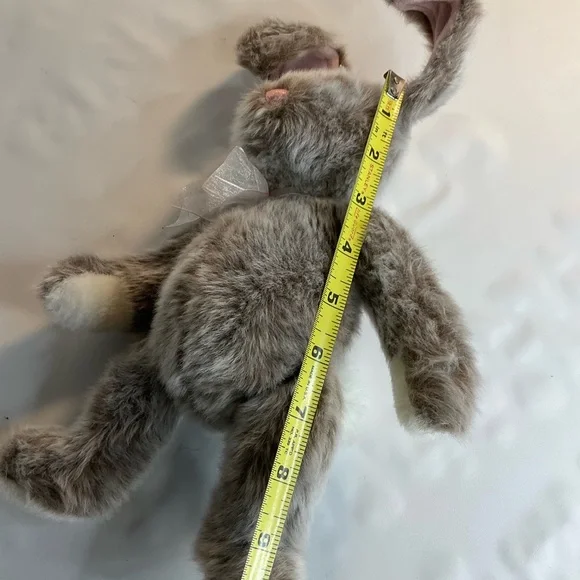GUND Brown BUNNY RABBIT WIRED EARS "DUSTY" 36025 - Picture 4 of 4